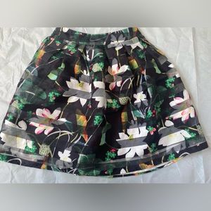 Mango MNG women floral Mini Skirt